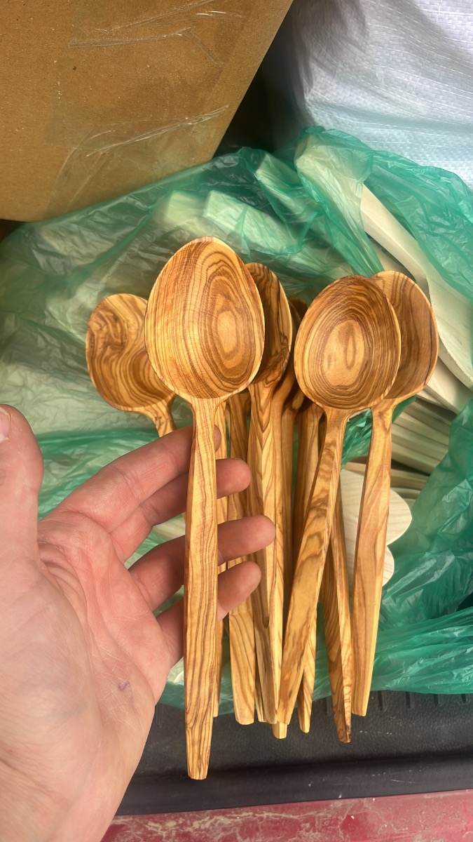 Zeytin 21 cm Lüks Yemek Kaşığı