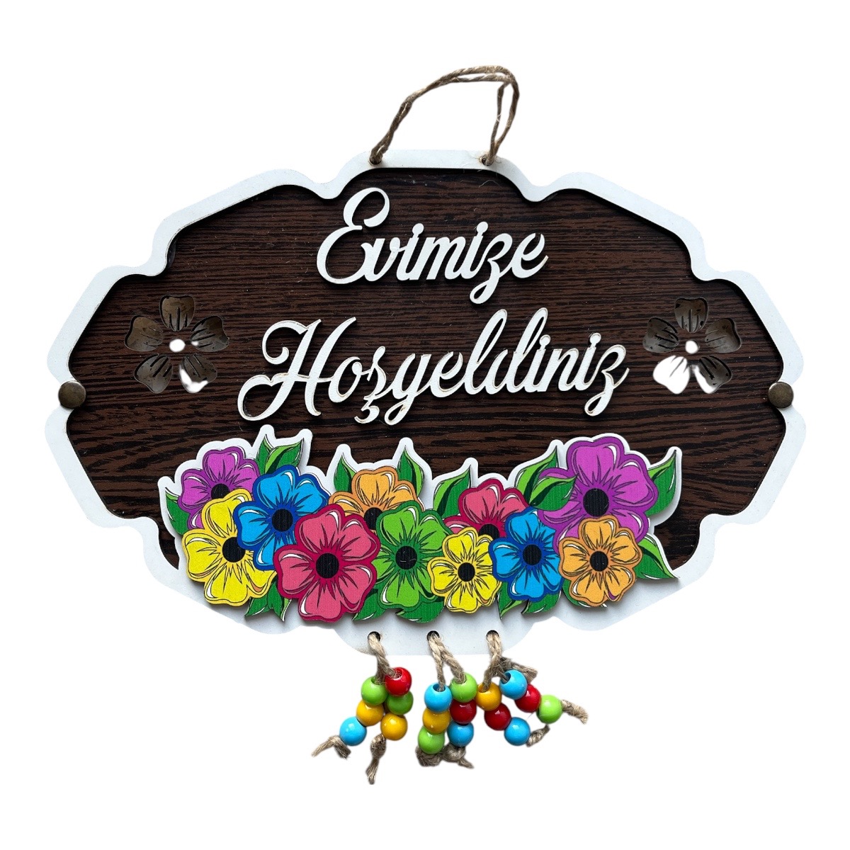 Uv Baskılı Evimize Hoş Geldiniz