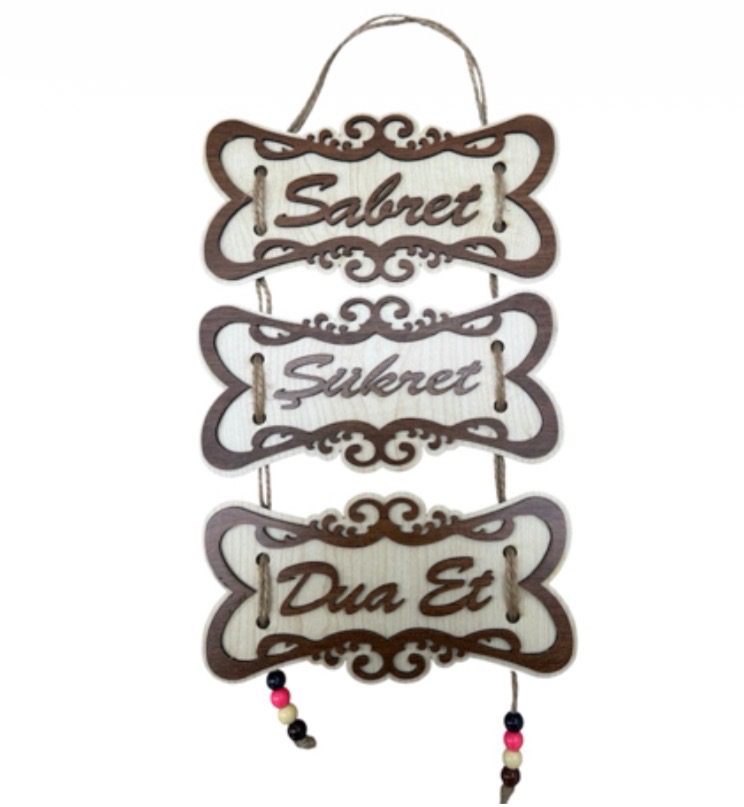 Boncuklu Sabret Şükret Dua Et
