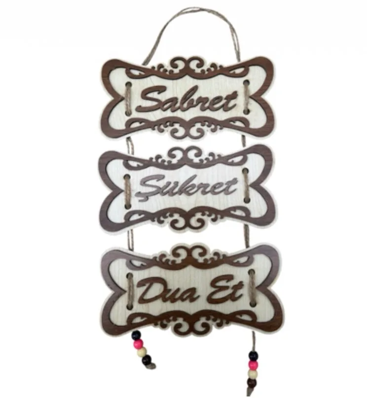 Boncuklu Sabret Şükret Dua Et