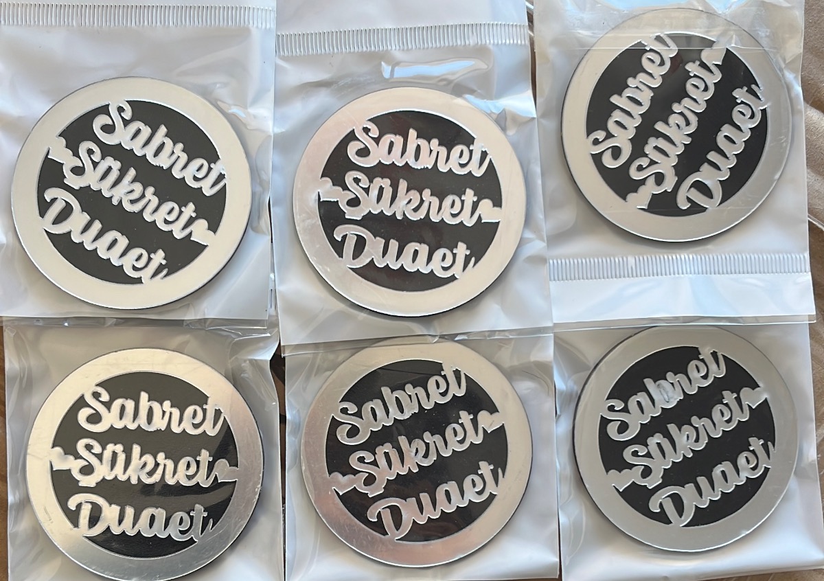 Pleksi Sabret Şükret Dua Et Magnet