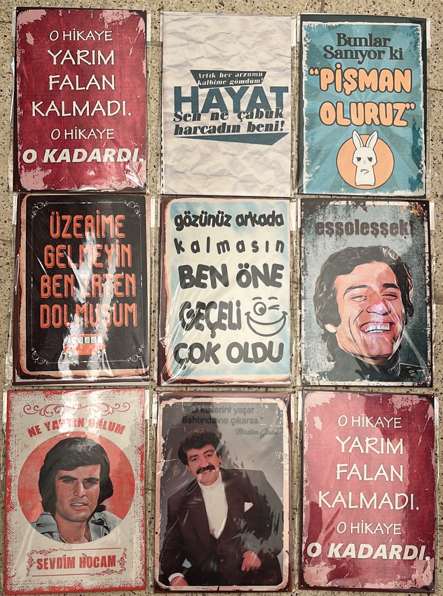 Retro Tablo Karışık