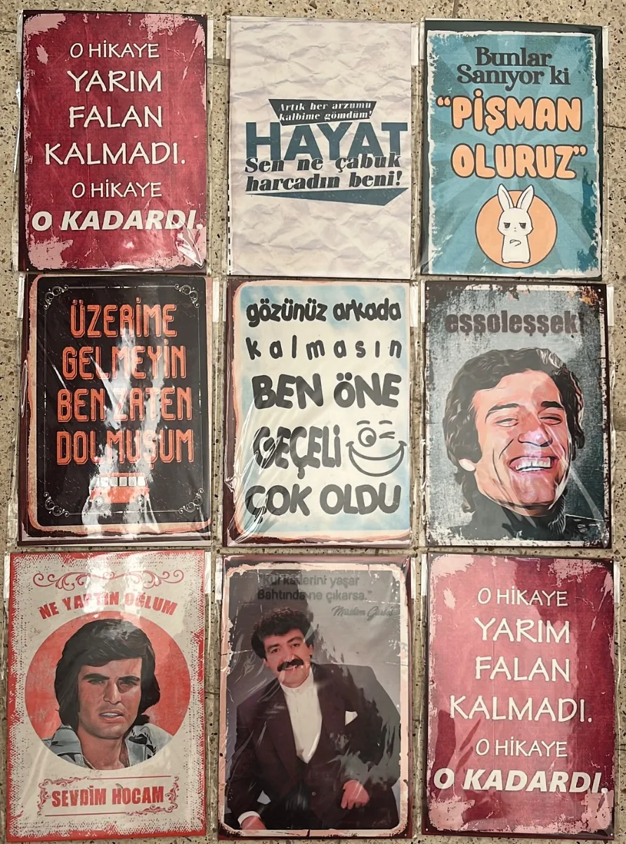 Retro Tablo Karışık