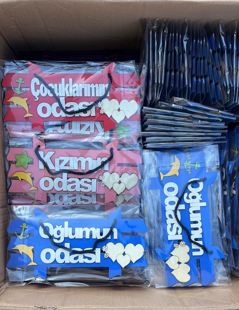 Çocuk Oda Yazıları Kavaklı