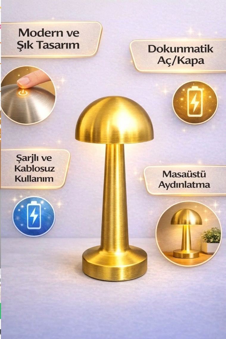 Işıklı Mantar Lamba