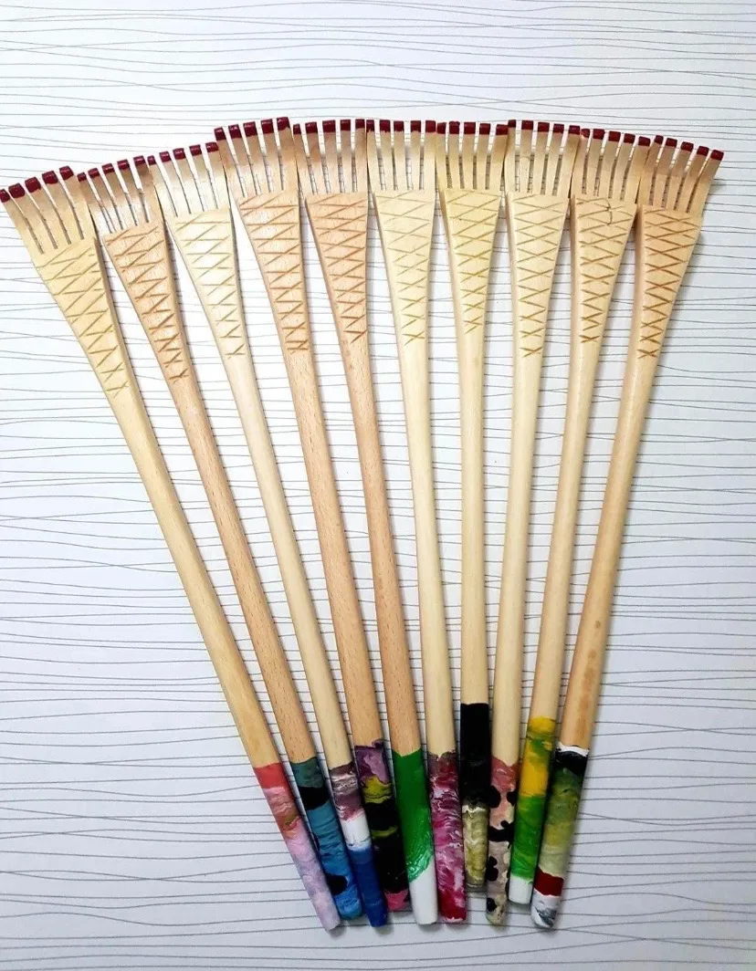 Boyalı Sırt Kaşıyıcı Ahşap