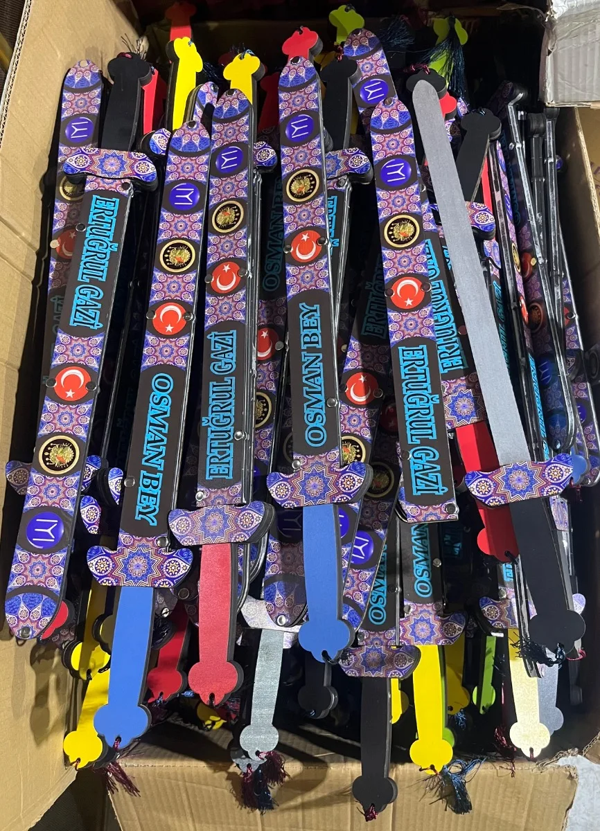Uv Baskılı Perçinli Kınlı Kılıç