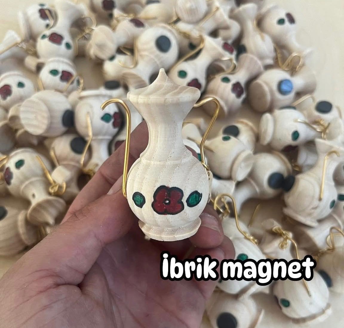Ahşap İbrik Magnet