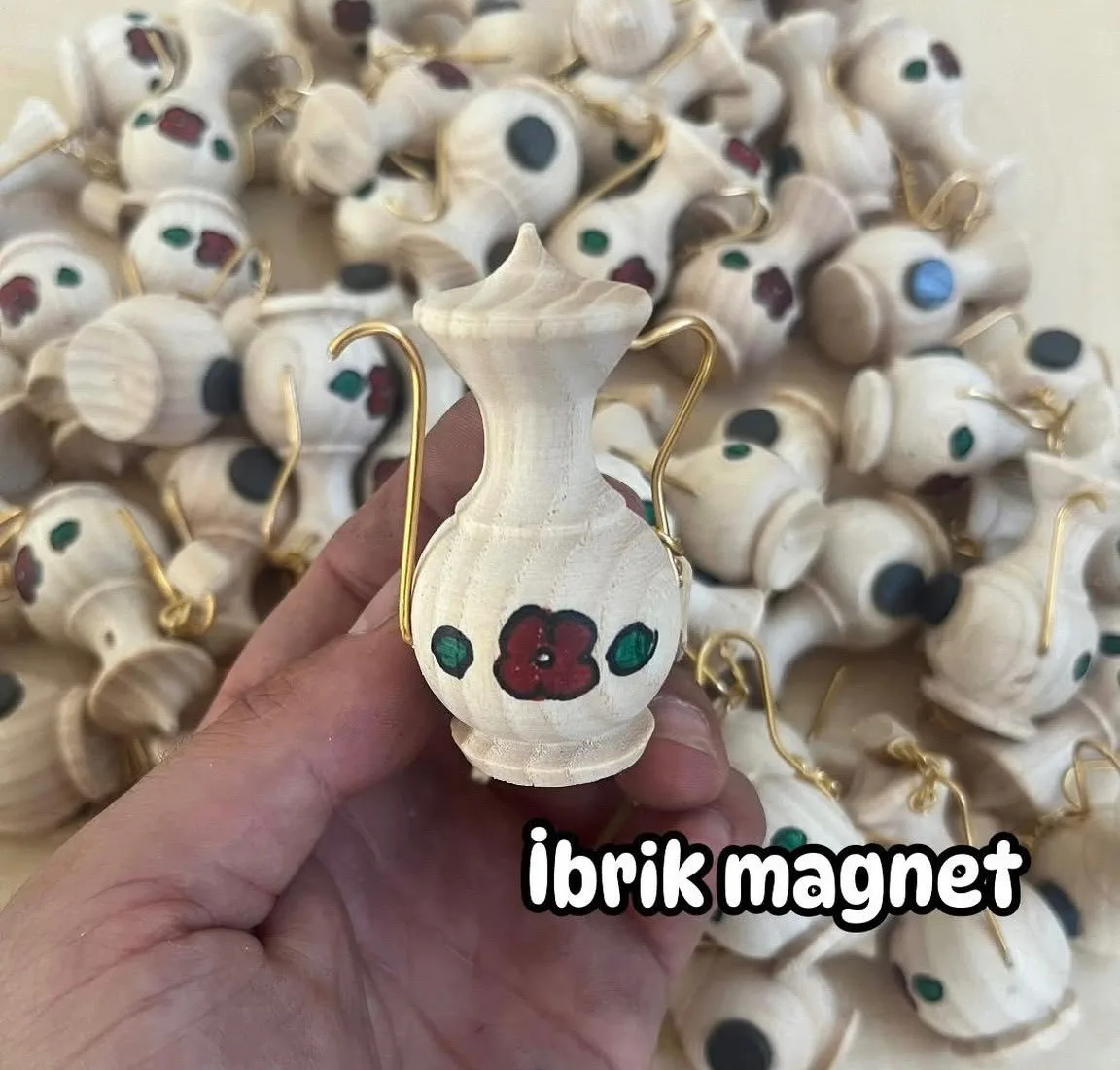 Ahşap İbrik Magnet