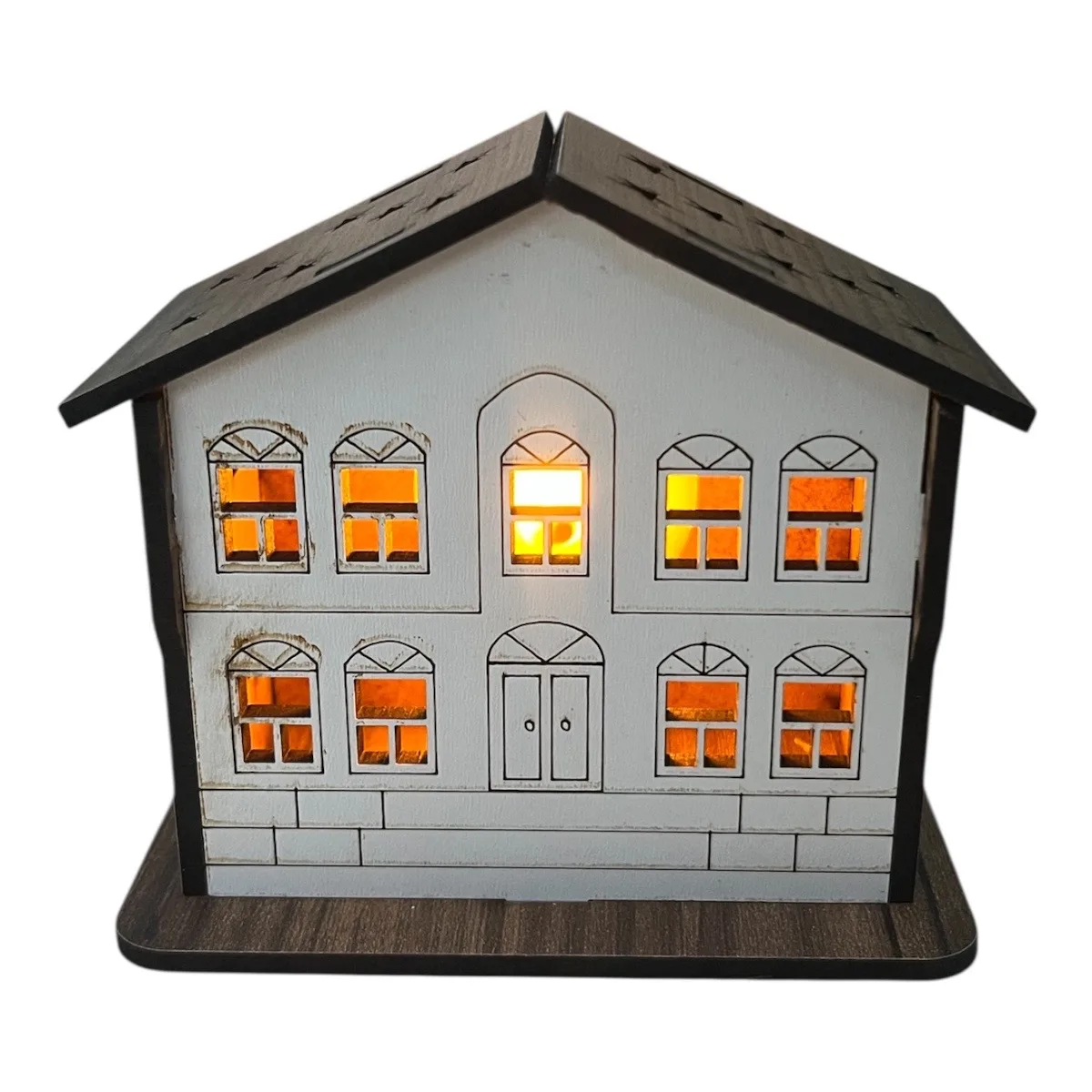Işıklı Gece Lambası Ev Mini
