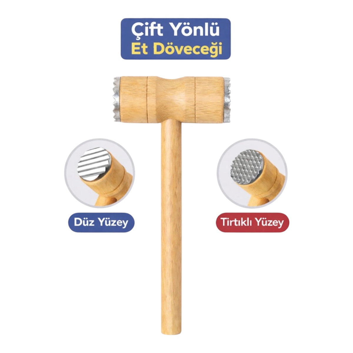 Metal Tırtıklı Et Tokmağı