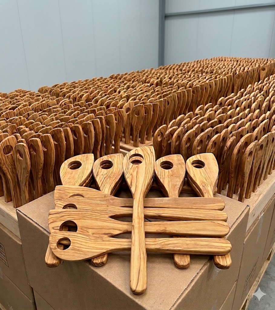 Zeytin Delikli Spatula