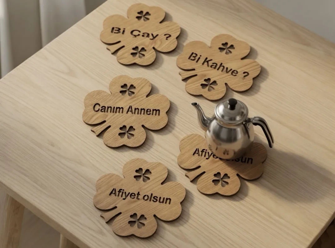 7 mm Kalın Nihale Çaydanlık Alt