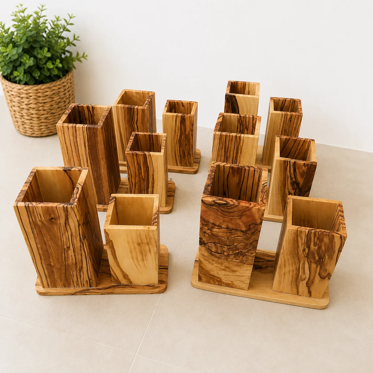 Zeytin 2’Li Banyo Seti / Kaşıklık